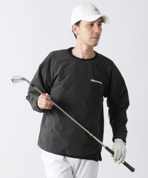 stella77golf（ステラセブンティーンセブンゴルフ）の「中綿シームレスダウントレーナー（スウェット・メンズ・チャコール/ネイビー/ブラック・LARGE/X-LARGE/XX-LARGE/MEDIUM）」の5枚目の写真