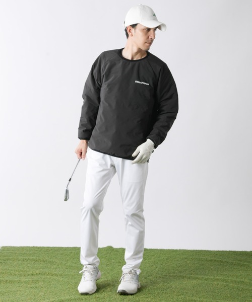 stella77golf（ステラセブンティーンセブンゴルフ）の「中綿シームレスダウントレーナー（スウェット・メンズ・チャコール/ネイビー/ブラック・LARGE/X-LARGE/XX-LARGE/MEDIUM）」の6枚目の写真