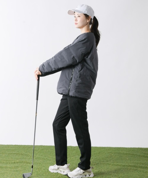 stella77golf（ステラセブンティーンセブンゴルフ）の「中綿シームレスダウントレーナー（スウェット・メンズ・チャコール/ネイビー/ブラック・LARGE/X-LARGE/XX-LARGE/MEDIUM）」の18枚目の写真