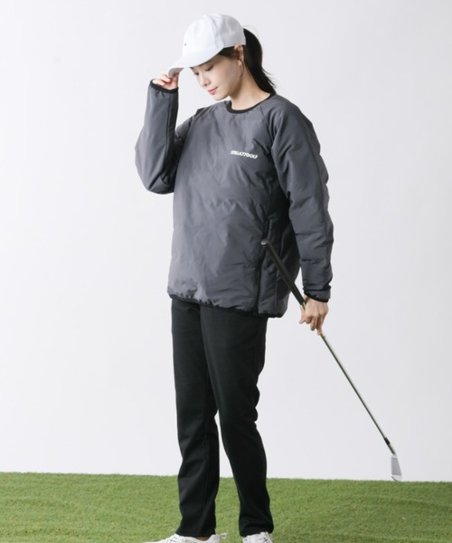 stella77golf（ステラセブンティーンセブンゴルフ）の「中綿シームレスダウントレーナー（スウェット・メンズ・チャコール/ネイビー/ブラック・LARGE/X-LARGE/XX-LARGE/MEDIUM）」の19枚目の写真