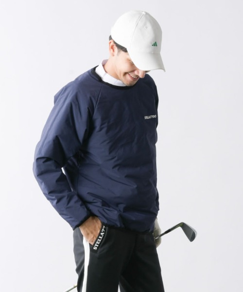 stella77golf（ステラセブンティーンセブンゴルフ）の「中綿シームレスダウントレーナー（スウェット・メンズ・チャコール/ネイビー/ブラック・LARGE/X-LARGE/XX-LARGE/MEDIUM）」の20枚目の写真