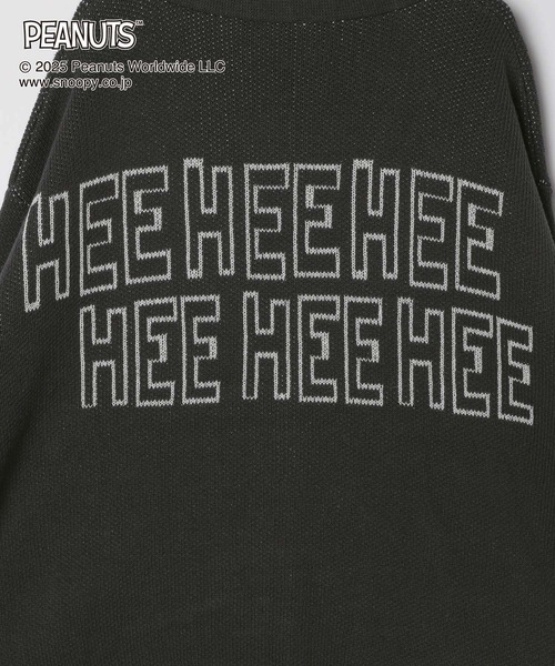 GLOBAL WORK（グローバルワーク）の「PEANUTS/ロゴVネックカーディガン/591295（カーディガン/ボレロ・レディース・ネイビー/マスタード/ダークグレー/レッド・LARGE/MEDIUM）」の16枚目の写真