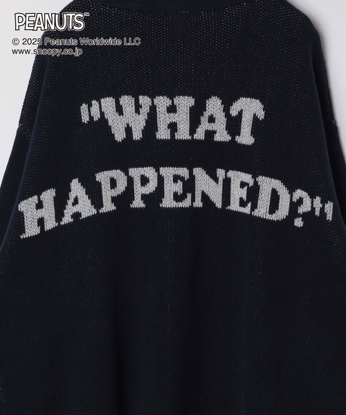 GLOBAL WORK（グローバルワーク）の「PEANUTS/ロゴVネックカーディガン/591295（カーディガン/ボレロ・レディース・ネイビー/マスタード/ダークグレー/レッド・LARGE/MEDIUM）」の20枚目の写真