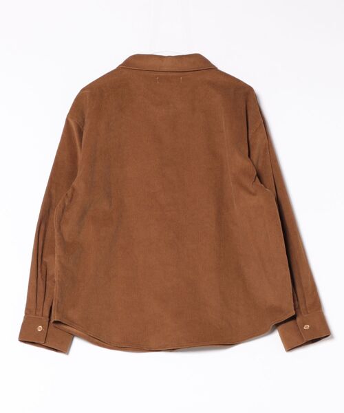 REDYAZEL(レディアゼル)の「ロゴワッペンオーバーシャツ(シャツ/ブラウス・レディース・キャメル/ピンク/ブルー系その他/ブラウン系その他・FREE)」の8枚目の写真