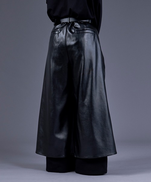 Ellno Loset（エルノロゼット）の「ゴウヒレイヤードドロストワイドパンツ（その他パンツ・メンズ・ブラック・X-SMALL/SMALL/MEDIUM/LARGE）」の17枚目の写真