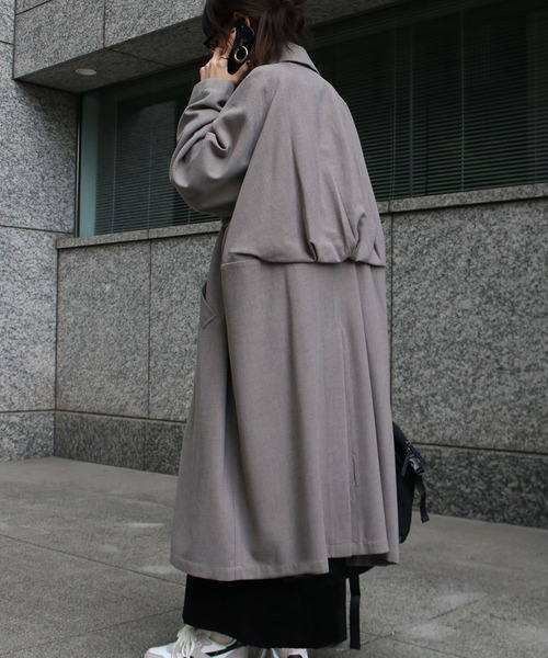 CYAN TOKYO】エアリーバックウーリーコート | 『Scrap Book』『LAGLAIA