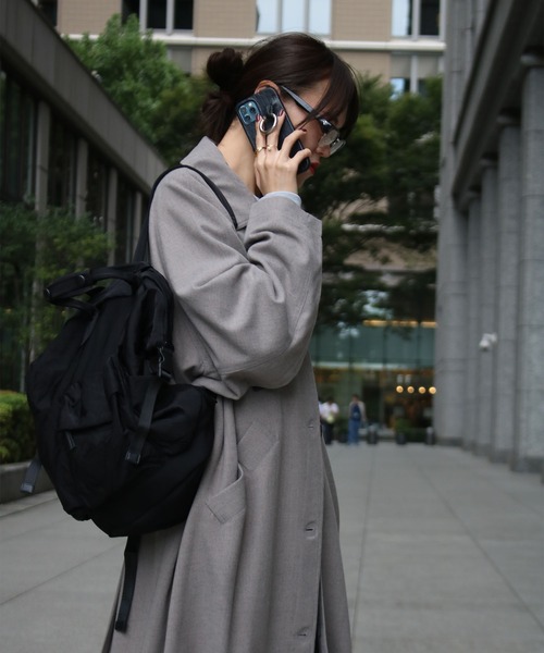 CYAN TOKYO】エアリーバックウーリーコート | 『Scrap Book』『LAGLAIA