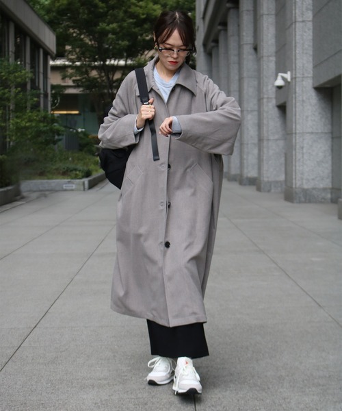 CYAN TOKYO】エアリーバックウーリーコート | 『Scrap Book』『LAGLAIA