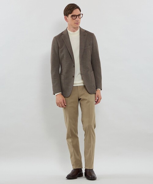 MACKINTOSH LONDON(マッキントッシュ ロンドン)の「【FLEX JERSEY】ハニカムジャージージャケット(テーラードジャケット・メンズ・ブラウン系その他6/グレー系その他2/ネイビー・36/38/40)」の6枚目の写真