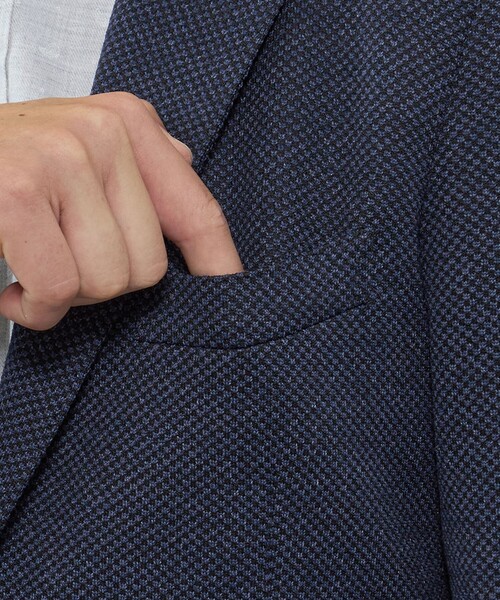 MACKINTOSH LONDON(マッキントッシュ ロンドン)の「【FLEX JERSEY】ハニカムジャージージャケット(テーラードジャケット・メンズ・ブラウン系その他6/グレー系その他2/ネイビー・36/38/40)」の10枚目の写真