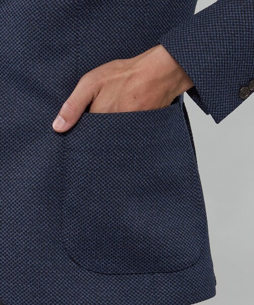 MACKINTOSH LONDON(マッキントッシュ ロンドン)の「【FLEX JERSEY】ハニカムジャージージャケット(テーラードジャケット・メンズ・ブラウン系その他6/グレー系その他2/ネイビー・36/38/40)」の11枚目の写真