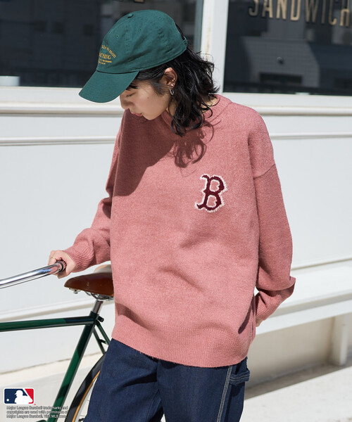 MLB/エムエルビー MLB ジャカードロゴニット（ニット/セーター