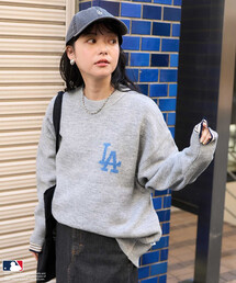 MLB/エムエルビー MLB ジャカードロゴニット