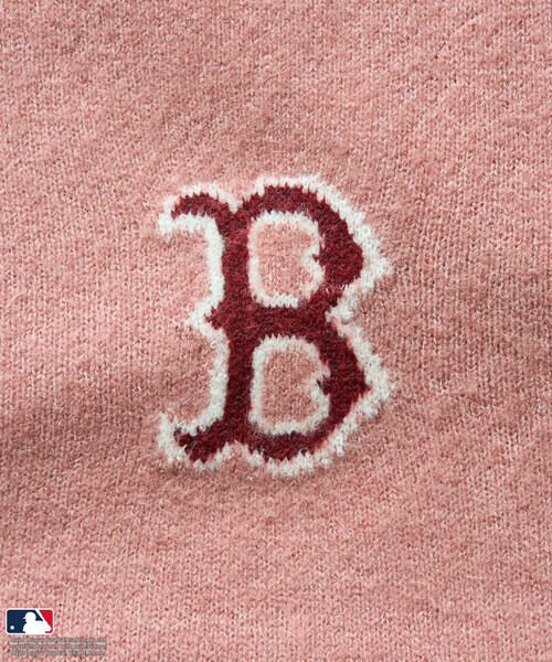 FREAK'S STORE(フリークスストア)の「MLB/エムエルビー MLB ジャカードロゴニット(ニット/セーター・レディース・オフホワイト/ライトグレー/ピンク/ネイビー/ブラウン・FREE/フリ-)」の20枚目の写真
