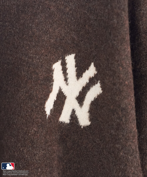FREAK'S STORE(フリークスストア)の「MLB/エムエルビー MLB ジャカードロゴニット(ニット/セーター・レディース・オフホワイト/ライトグレー/ピンク/ネイビー/ブラウン・FREE/フリ-)」の21枚目の写真