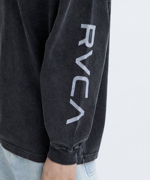 RVCA（ルーカ）の「RVCA LT（Tシャツ/カットソー・メンズ・ライトブラウン/ホワイト系2/ブラック・M/L）」の9枚目の写真