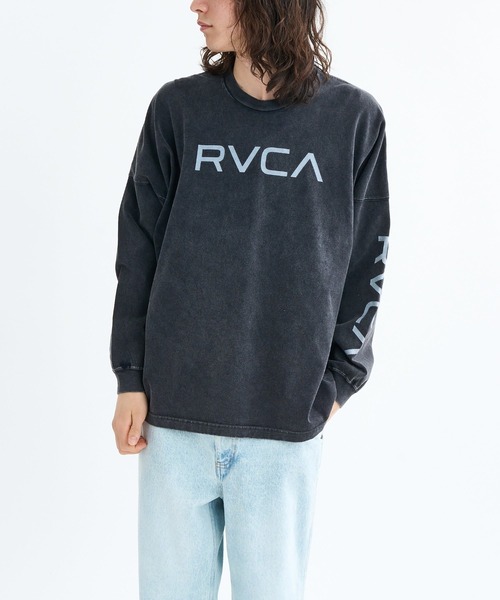 RVCA（ルーカ）の「RVCA LT（Tシャツ/カットソー・メンズ・ライトブラウン/ホワイト系2/ブラック・M/L）」の8枚目の写真