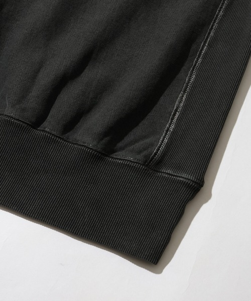 HOUSTON(ヒューストン)の「【HOUSTON/ヒューストン】 PIGMENT R/W SWEAT SHIRT (VIETNAM TIGER) / ピグメント リバース スウェット(スウェット・メンズ・ミント/サーモンピンク/ブルー/ブラック・M/L/XL)」の22枚目の写真