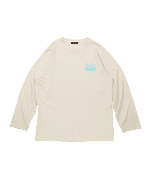 RULE THE FATE(ルールザフェイト)の「RTF BACK PHOTO PIGMENT LONG SLEEVE TEE/バックフォトピグメントロングスリーブTシャツ(Tシャツ/カットソー・メンズ・ブラック/ベージュ・2/1/0)」の1枚目の写真