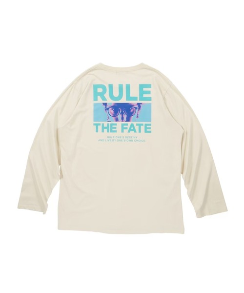 RULE THE FATE(ルールザフェイト)の「RTF BACK PHOTO PIGMENT LONG SLEEVE TEE/バックフォトピグメントロングスリーブTシャツ(Tシャツ/カットソー・メンズ・ブラック/ベージュ・2/1/0)」の7枚目の写真