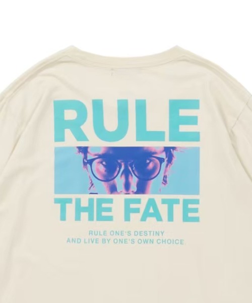 RULE THE FATE(ルールザフェイト)の「RTF BACK PHOTO PIGMENT LONG SLEEVE TEE/バックフォトピグメントロングスリーブTシャツ(Tシャツ/カットソー・メンズ・ブラック/ベージュ・2/1/0)」の4枚目の写真