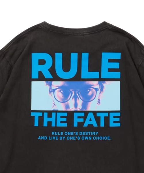 RULE THE FATE(ルールザフェイト)の「RTF BACK PHOTO PIGMENT LONG SLEEVE TEE/バックフォトピグメントロングスリーブTシャツ(Tシャツ/カットソー・メンズ・ブラック/ベージュ・2/1/0)」の6枚目の写真