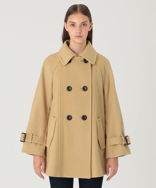 BLUE LABEL CRESTBRIDGE(ブルーレーベルクレストブリッジ)の「【一部店舗限定】ケープ風コート(その他アウター・レディース・ベージュ/グレー系その他・38/40/36)」の8枚目の写真