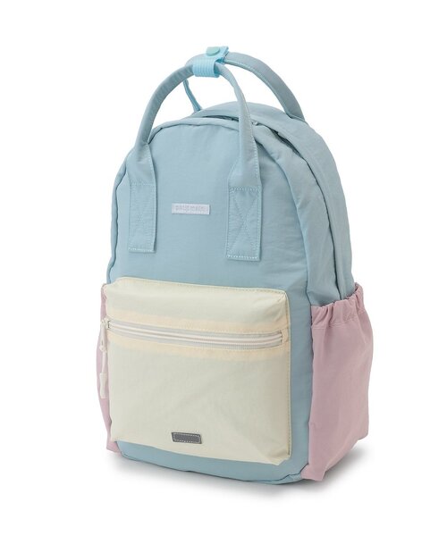 petit main（プティマイン）の「【スマイルシリーズ】リュック(Sサイズ)（バックパック/リュック・キッズ・ブラック/レッド/レインボー/カラフル/ネイビー/ブルー系その他/ピンク/ライトピンク/グリーン/ラベンダー・S）」の9枚目の写真