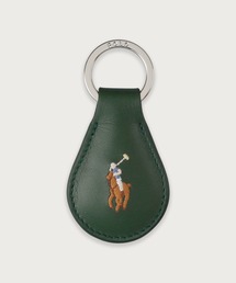POLO RALPH LAUREN(ポロ ラルフ ローレン)のスムースレザー キーホルダー(キーケース/キーアクセサリー)