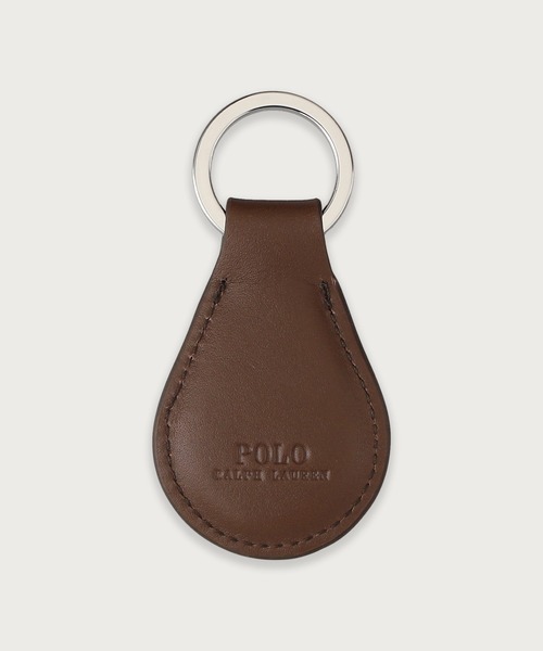 POLO RALPH LAUREN（ポロ ラルフ ローレン）の「スムースレザー キーホルダー（キーケース/キーアクセサリー・メンズ・ブラック/グリーン/ダークブラウン/ブルー/ライトブラウン・FREE）」の9枚目の写真
