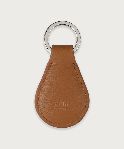POLO RALPH LAUREN（ポロ ラルフ ローレン）の「スムースレザー キーホルダー（キーケース/キーアクセサリー・メンズ・ブラック/グリーン/ダークブラウン/ブルー/ライトブラウン・FREE）」の12枚目の写真