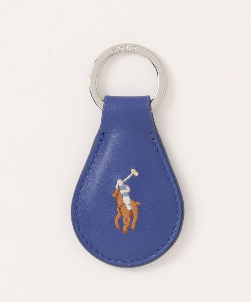 POLO RALPH LAUREN（ポロ ラルフ ローレン）の「スムースレザー キーホルダー（キーケース/キーアクセサリー・メンズ・ブラック/グリーン/ダークブラウン/ブルー/ライトブラウン・FREE）」の22枚目の写真