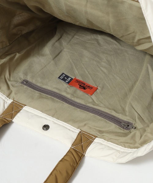 KRIFF MAYER（クリフメイヤー）の「KRIFF MAYER ｽｰﾍﾞﾆｱ刺繍ﾄｰﾄBAG（トートバッグ・メンズ・キャメル/ピンクベージュ/オリーブ/ブラック/オフホワイト/パープル・F）」の13枚目の写真