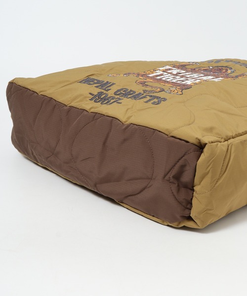 KRIFF MAYER（クリフメイヤー）の「KRIFF MAYER ｽｰﾍﾞﾆｱ刺繍ﾄｰﾄBAG（トートバッグ・メンズ・キャメル/ピンクベージュ/オリーブ/ブラック/オフホワイト/パープル・F）」の21枚目の写真