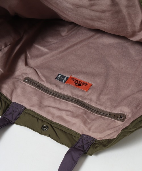 KRIFF MAYER（クリフメイヤー）の「KRIFF MAYER ｽｰﾍﾞﾆｱ刺繍ﾄｰﾄBAG（トートバッグ・メンズ・キャメル/ピンクベージュ/オリーブ/ブラック/オフホワイト/パープル・F）」の16枚目の写真