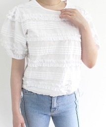 MODE ROBE（モードローブ）の「半袖ブラウス（シャツ/ブラウス）」