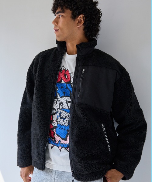 セール】【VIRTUOUS/バーチャス】ボアフリースジャケット/アウター