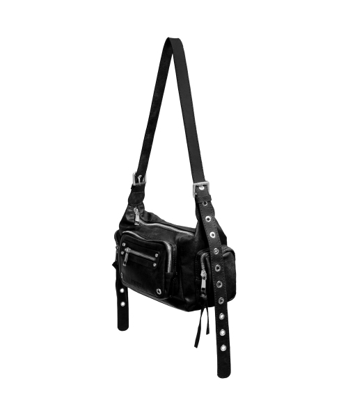 BLACKPURPLE(ブラックパープル)の「マルコバッグ Marco Bag_BLACK(ショルダーバッグ・レディース・ブラック・FREE)」の2枚目の写真