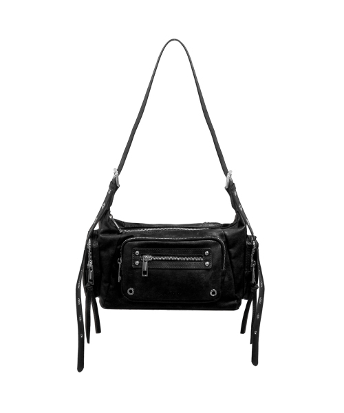 BLACKPURPLE(ブラックパープル)の「マルコバッグ Marco Bag_BLACK(ショルダーバッグ・レディース・ブラック・FREE)」の4枚目の写真