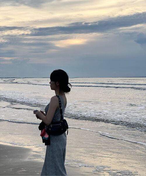 BLACKPURPLE(ブラックパープル)の「マルコバッグ Marco Bag_BLACK(ショルダーバッグ・レディース・ブラック・FREE)」の6枚目の写真