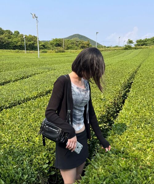 BLACKPURPLE(ブラックパープル)の「マルコバッグ Marco Bag_BLACK(ショルダーバッグ・レディース・ブラック・FREE)」の15枚目の写真