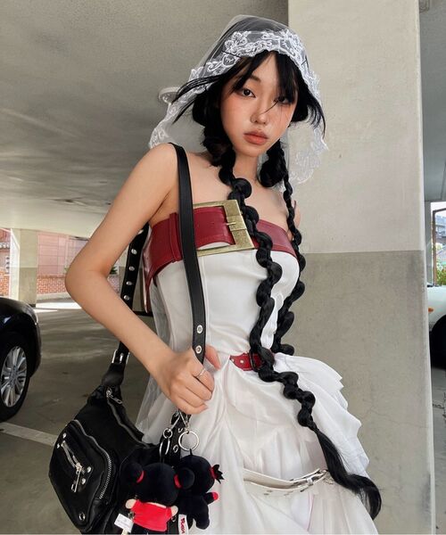 BLACKPURPLE(ブラックパープル)の「マルコバッグ Marco Bag_BLACK(ショルダーバッグ・レディース・ブラック・FREE)」の16枚目の写真