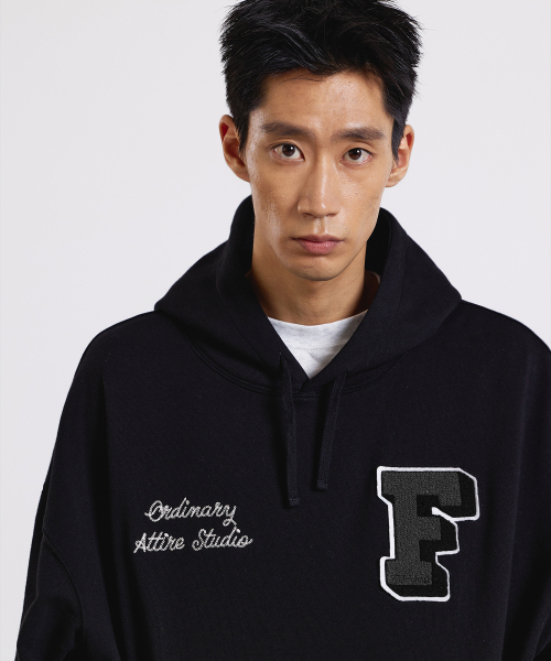 F.ILLUMINATE(フィルミネイト)の「F ブクルロゴフードパーカー-ブラック(パーカー・レディース・その他・SMALL/MEDIUM/LARGE)」の12枚目の写真