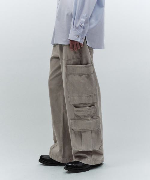 INSILENCE（インサイロンス）の「ダブルポケットワークデニムパンツ ベージュ（デニムパンツ・レディース・その他・MEDIUM/LARGE）」の5枚目の写真