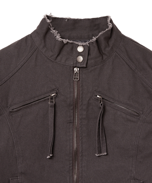 Midnight Move（ミッドナイトムーブ）の「strap jacket (dark grey)（その他アウター・レディース・その他・FREE）」の3枚目の写真