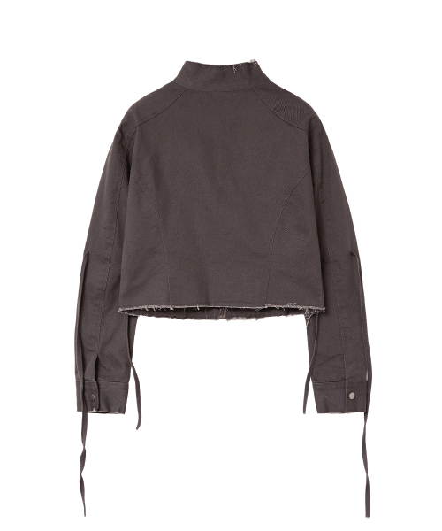 Midnight Move（ミッドナイトムーブ）の「strap jacket (dark grey)（その他アウター・レディース・その他・FREE）」の4枚目の写真