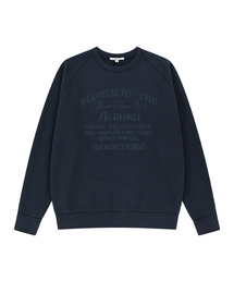 SLOWACID | VTG アーチロゴ ラグランスウェットシャツ [ダークネイビー](スウェット)