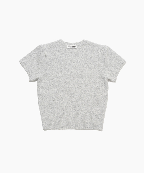 TTUDEMENT(トュードメント)の「ANGORA HALF SLEEVE PULLOVER MEL GREY(ニット/セーター・レディース・その他・FREE)」の4枚目の写真