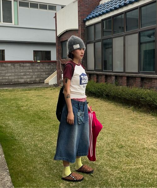 URBANDTYPE(アーバンディタイプ)の「ドックハウスグラフィックラグランTシャツ_ネイビー(Tシャツ/カットソー・レディース・その他・WS/SMALL/MEDIUM/LARGE)」の9枚目の写真
