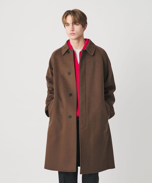 BEAUTY&YOUTH UNITED ARROWS（ビューティーアンドユースユナイテッドアローズ）の「ショートビーバー リバー コート（その他アウター・メンズ・ネイビー/ブラウン系/ダークグレー・M/XL/L/S）」の7枚目の写真